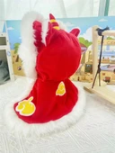 Aslan Dansı Peluş Bebek Kıyafeti - Kırmızı, 20 cm Bebekler İçin - 9