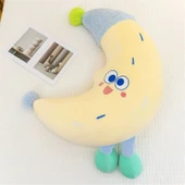 Büyük Ay Peluş Yastık - Pembe - 110cm - 12