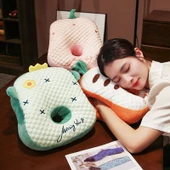 Çift Taraflı Elastik Süper Yumuşak Şekerleme Yastığı - Yeşil Dinozor 35x28cm thumbnail 4