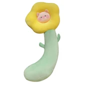 Tavşan Çiçek Peluş Yastık - 80cm - 12