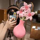 Pembe Çiçek Peluş Oyuncak - 310 Boyutunda - 6
