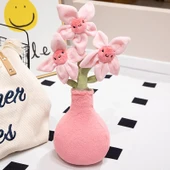 Pembe Çiçek Peluş Oyuncak - 310 Boyutunda - 1