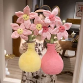 Pembe Çiçek Peluş Oyuncak - 310 Boyutunda - 3