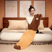 Çizgi Film Silindir Peluş Yastık - Dinozor 100cm - 10