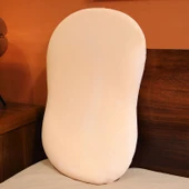 Makaron Renkli Peluş Yastık - Dinozor Yeşili - 55x35x8cm - 5