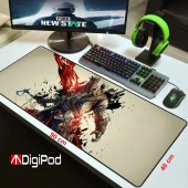 Gaming Mousepad Oyuncu Mousepad 90X40 Xxl Büyük Oyuncu Mousepad Kaymaz Taban 4mm Kalınlık - 4