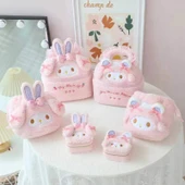Melody Peluş Kozmetik Saklama Kutusu - Kozmetik Kutusu B 22*13*20cm - 2
