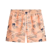 Vans Primary Print Elastic Erkek Turuncu Deniz Şortu thumbnail 1