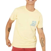 Vans Peace Flower SS Pale Banana Sarı T-shirt thumbnail 2