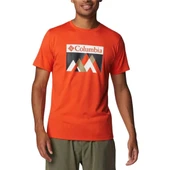 Columbia Zero Rules Short Sleeve Graphic Turuncu T-Shirt - 1