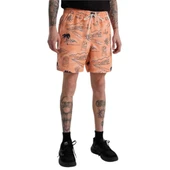 Vans Primary Print Elastic Erkek Turuncu Deniz Şortu thumbnail 6
