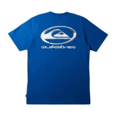Quiksilver Chrome Logo Ss Stn Mavi Erkek T-Shirt thumbnail 2