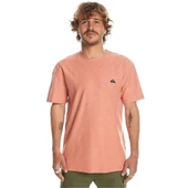 Quiksilver Slub Roundneck Erkek Turuncu T-Shirt - 1