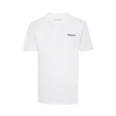 Timberland Small Linear Logo Print Polo Beyaz Erkek T-Shirt - 1