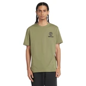 Timberland Short Sleeve Back Logo Graphic Tee Sphagnum Erkek T-Shirt - 2