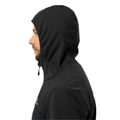 Jack Wolfskin Feldberg Hoody M Erkek Siyah Softshell - 4