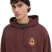 Vans THUMB LOGO LOOSE PO Erkek Kahverengi Sweatshirt thumbnail 2