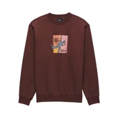 Vans Style Guy Loose Crew Erkek Kahverengi Sweatshirt thumbnail 1