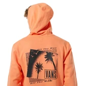 Vans Palm Tree Po Erkek Turuncu Kapüşonlu Sweatshirt thumbnail 6
