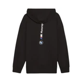 Puma Bmw Mms Ess+ Hoodıe Fleece Erkek Siyah Sweatshirt - 2