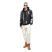 Timberland Woven Badge (Bb) Hoodie Siyah Erkek Sweatshirt - 4