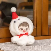 20cm Oyuncak Bebek Tulumu - Kardan Adam Desenli - 12