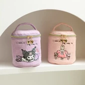 Peluş Makyaj Saklama Kutusu - Pochacco - 12x12x12cm - 12
