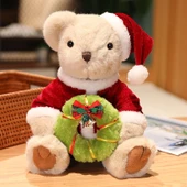 Noel Ayıcık 32cm - Açık Kahve Aksesuarsız - 5