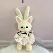 StellaLou Tavşan Bebek Elbisesi - Alice Pembe Kulaklı Tavşan - 50cm - 1