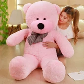 Mor Peluş Oyuncak Ayı - 140cm - 8