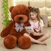 Mor Peluş Oyuncak Ayı - 140cm - 5