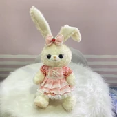 StellaLou Tavşan Bebek Elbisesi - Pembe Ekose Etek - 50cm - 1