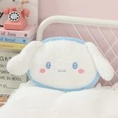 Tavşan Tüyü Fırça Çiçek Yastık - Melody - 40cm - 7