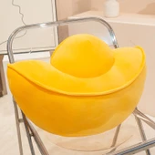 Peluş Oyuncak Yastık - Sarı, 30cm - 1