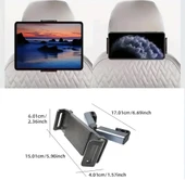 Araç Koltuk Arkası Tablet Tutucu, Telefon Tutucu, Tablet/telefon Tutucu, İpad Pro 12.9 Mini Air, Galaxy Tab A A7 S7, Switch, Surface, 4,7-12,9 İle Uyumlu - 8