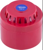 1001-220V İkaz Kornası (Plastik) - 1