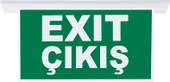 SG055-SA Çift Yönlü Acil Yönlendirme Armatürü (Sıvaaltı Aparatlı) Exit Çıkış - 1