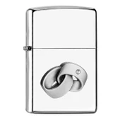 Zippo 2006518 Pl 28378 Weddıng Rıngs Emblem Çakmak thumbnail 1