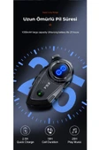 4+1 Kişi Bağlantılı Motosiklet Kask Kulaklık İnterkom 1000 mAh Pil Kapasite - 4