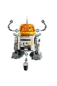 LEGO 75416  Star Wars: Ahsoka™ Chopper (C1-10P)™ Astromech Droidi - 10+ Yaratıcı Yapım Seti (1039 Parça) - 9