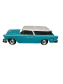 Wster Chevrolet WS-1955BT Belair 1955 Model Araba Bluetooth Hoparlör Turkuaz - 2
