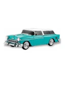 Wster Chevrolet WS-1955BT Belair 1955 Model Araba Bluetooth Hoparlör Turkuaz - 1