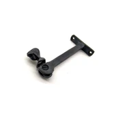 Antika Tarz Dekoratif Pirinç Kafalı Panjur Stoperi - 105x55 mm, Oksit - 1