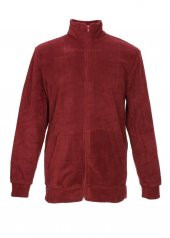Yakalı Polar Mont Bordo Renk - 10