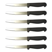 Premont İtalyan 6 lı Tırtıklı + Düz Meyve, Sebze Bıçağı 11,5 cm - 1