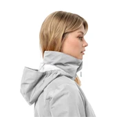 Jack Wolfskin Stormy Point 2L Jkt W Kadın Gri Outdoor Ceketi thumbnail 4