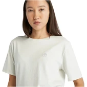 Timberland Short-Sleeve Tee Vıntage Whıte Kadın T-Shirt - 4