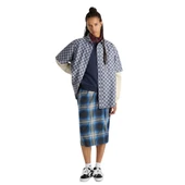 Vans COLORBLOCK HALF ZIP MOCK Kadın Mavi Sweatshirt - 5