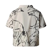 The North Face W First Trail S/S Shirt Kadın Beyaz T-Shirt - 2