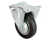 Servis Tekeri - Tablalı Siyah Sabit - Çap 100 mm - 1